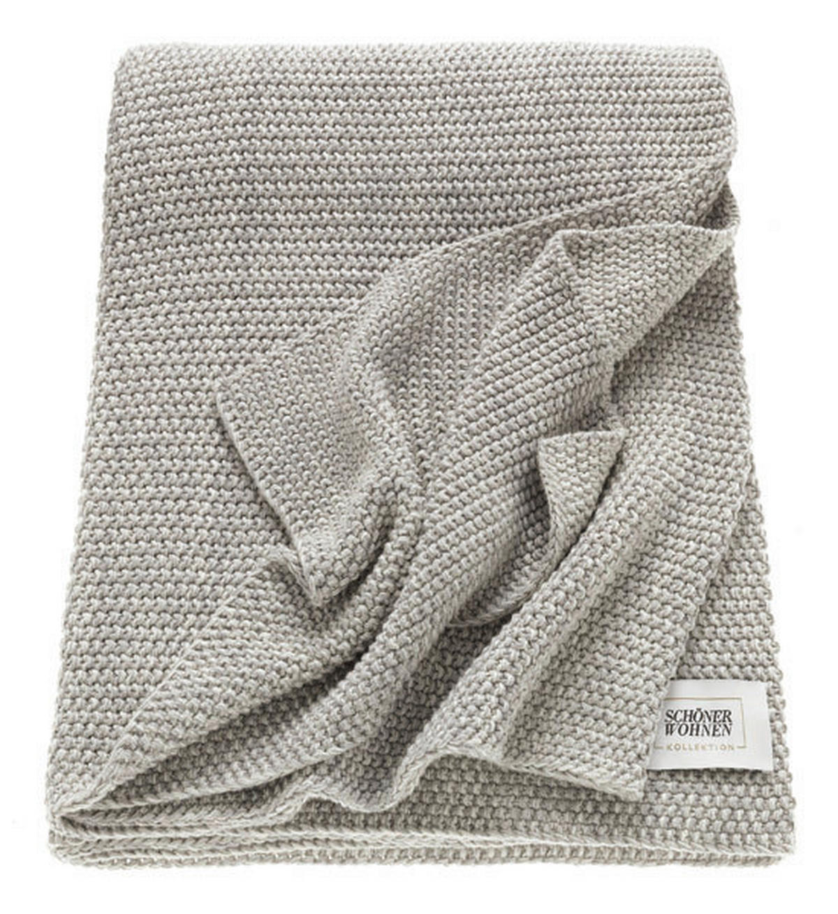 PLAID Melange 130/170 cm  - Beige/Grau, Basics, Textil (130/170cm) - Schöner Wohnen