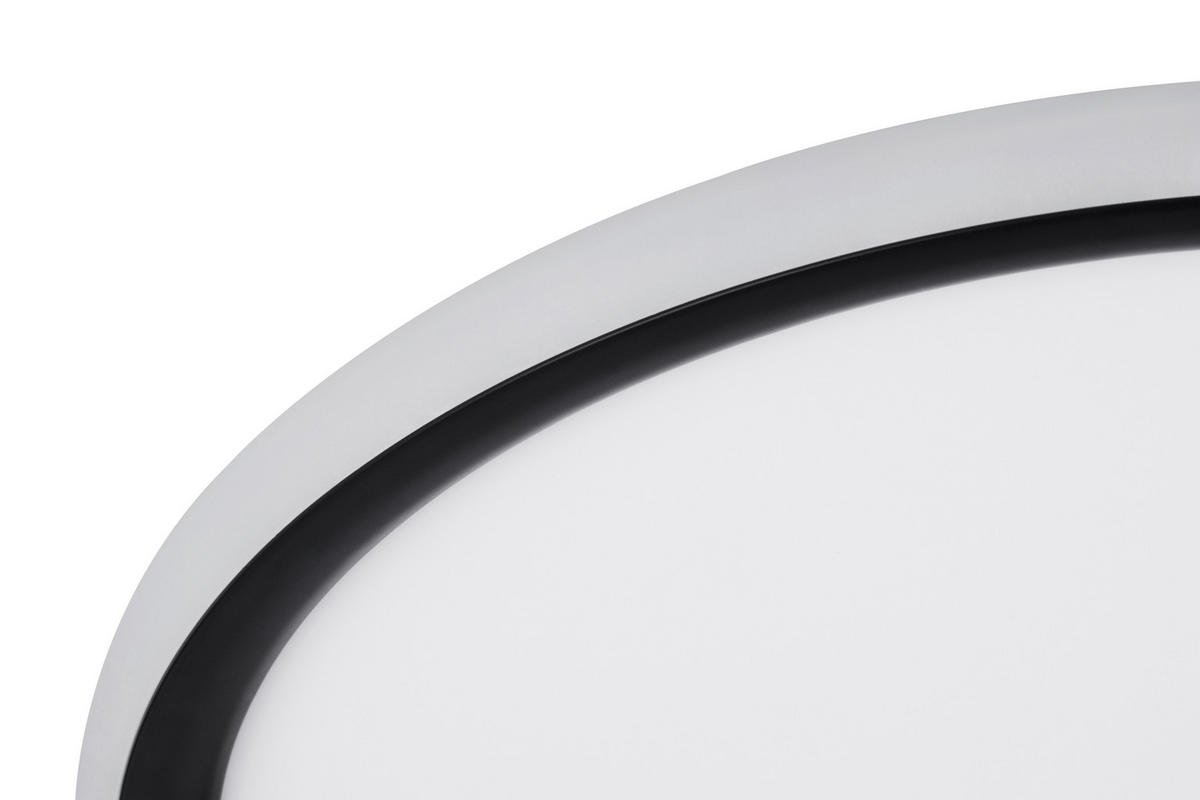 LED-DECKENLEUCHTE Rovinj 40/3,5 cm   - Schwarz, LIFESTYLE, Kunststoff (40/3,5cm) - Novel