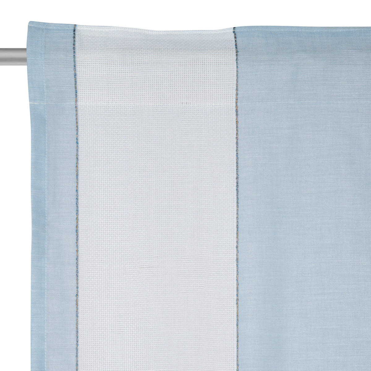 KOMBINIRANA ZAVESA  pol prosojno   140/245 cm  - modra, Basics, tekstil (140/245cm) - Esposa