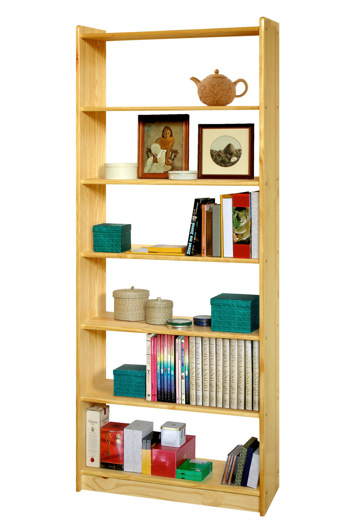 STANDREGAL  80/200/30 cm Naturfarben  - Naturfarben, Natur, Holz (80/200/30cm) - Livetastic