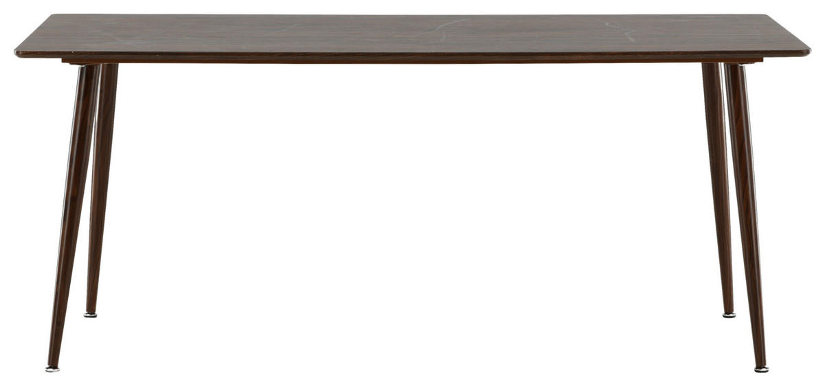 MATBORD i metall, trämaterial 180/90/75 cm   - brun, Design, metall/trämaterial (180/90/75cm) - Livetastic