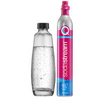 WASSERSPRUDLER-FLASCHE  - Schwarz, Basics, Glas (19,5/10/28,5cm) - SodaStream