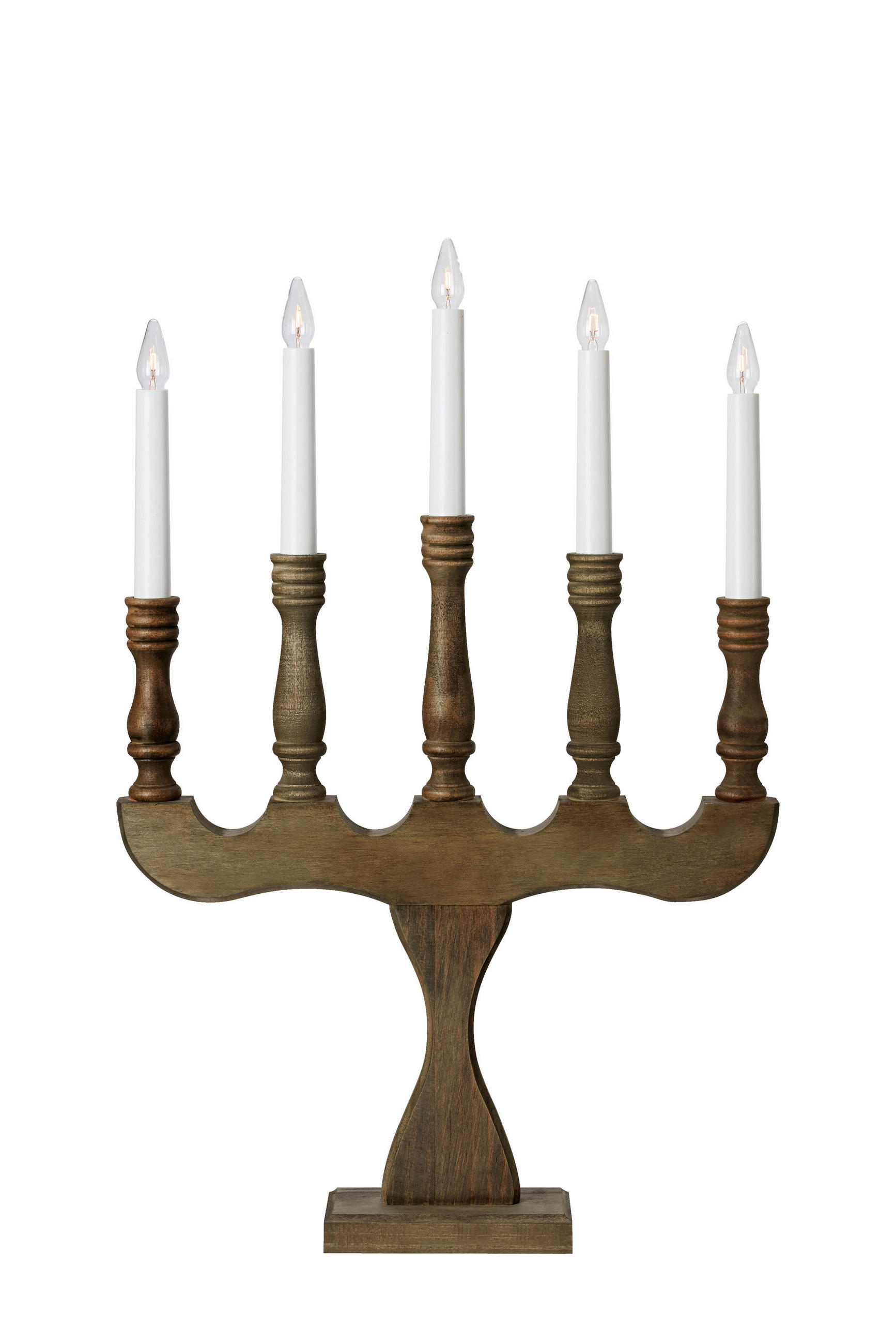 KERZENHALTER - Grau, Basics, Holz (35/53/7,5cm) - Markslöjd