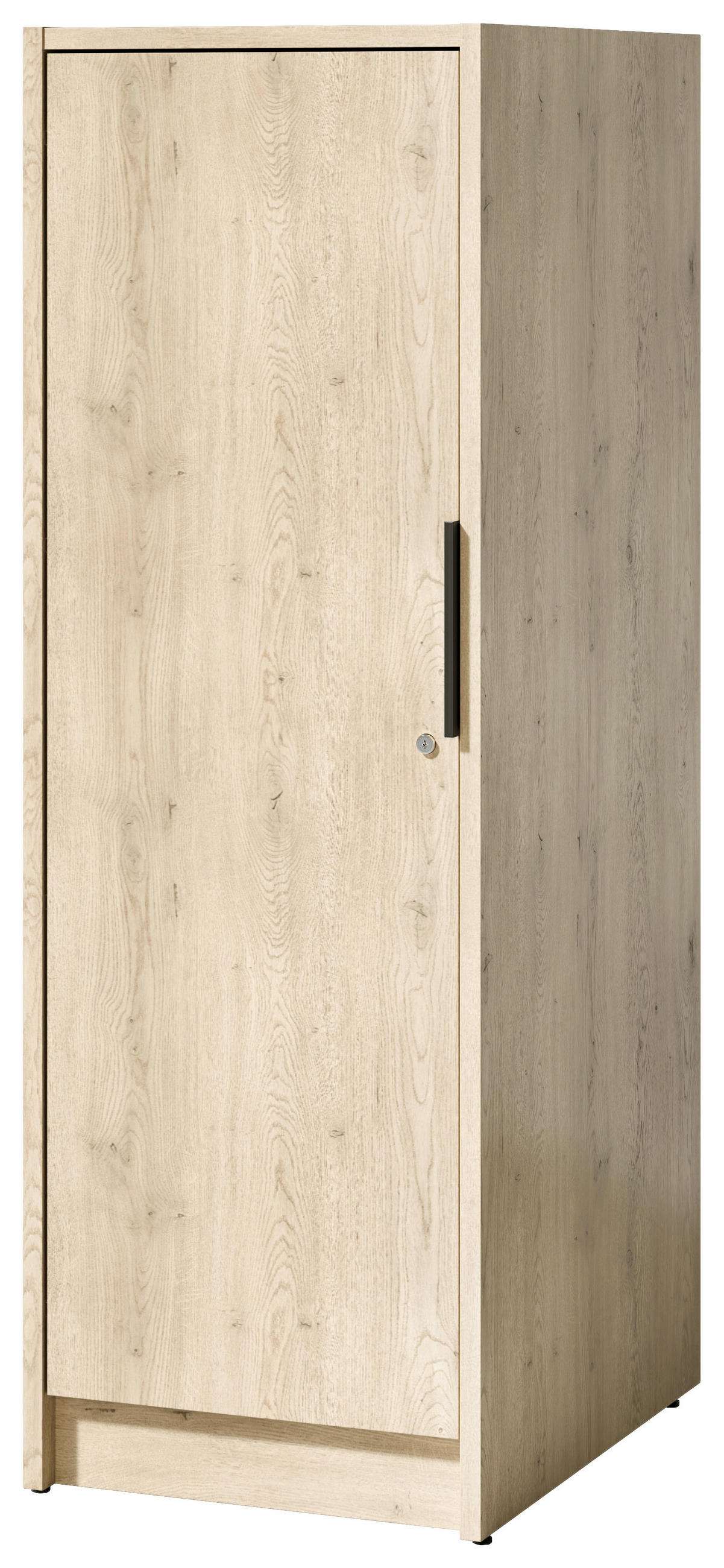 MEHRZWECKSCHRANK 50/150/68 cm  - Eichefarben/Schwarz, Basics, Holzwerkstoff/Kunststoff (50/150/68cm) - MID.YOU