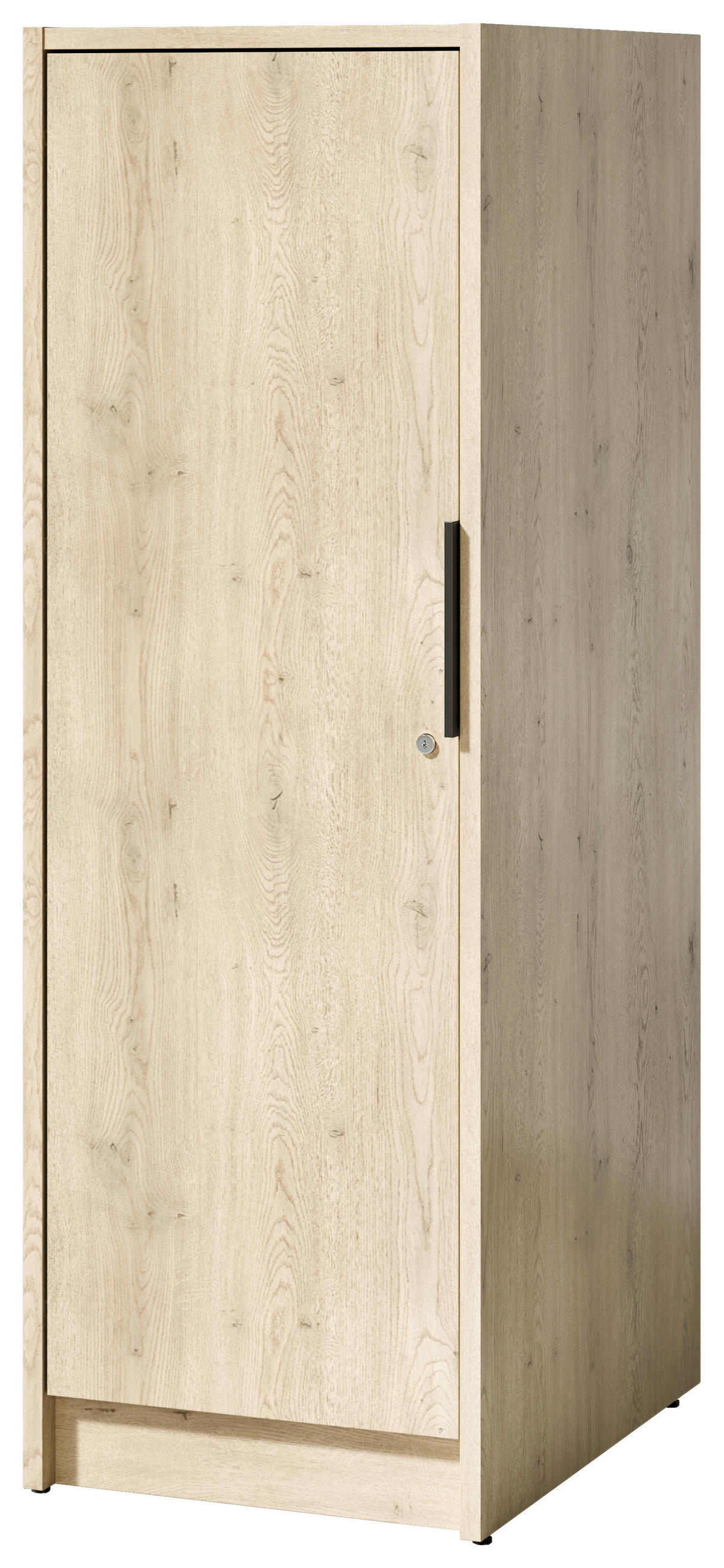 MEHRZWECKSCHRANK 50/150/68 cm  in Eichefarben  - Eichefarben/Schwarz, Basics, Holzwerkstoff/Kunststoff (50/150/68cm) - MID.YOU
