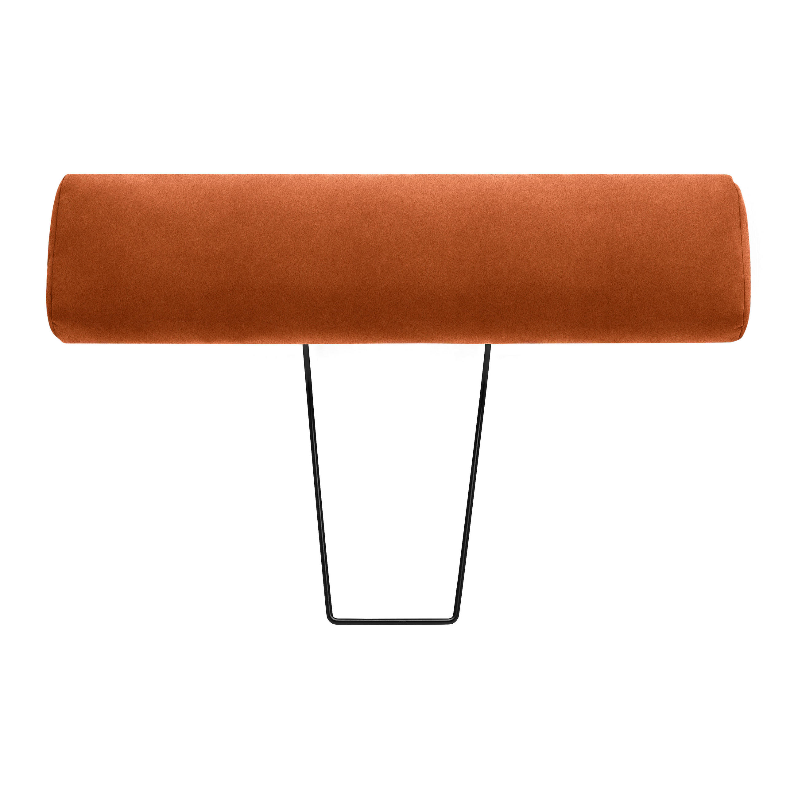 KOPFSTÜTZE Lederlook, Mikrofaser  - Orange, Konventionell, Textil (84/21/21cm) - MID.YOU