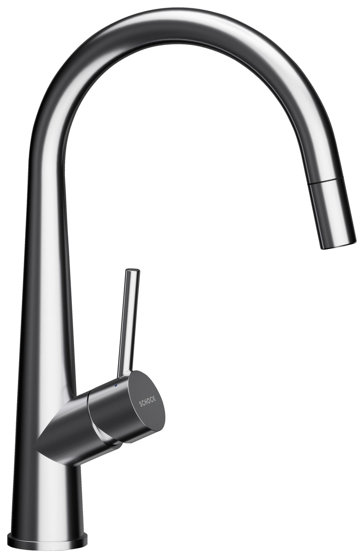 KÜCHENARMATUR 528120EDM  - Edelstahlfarben, Basics, Metall (5,6/38/22,2cm) - Schock