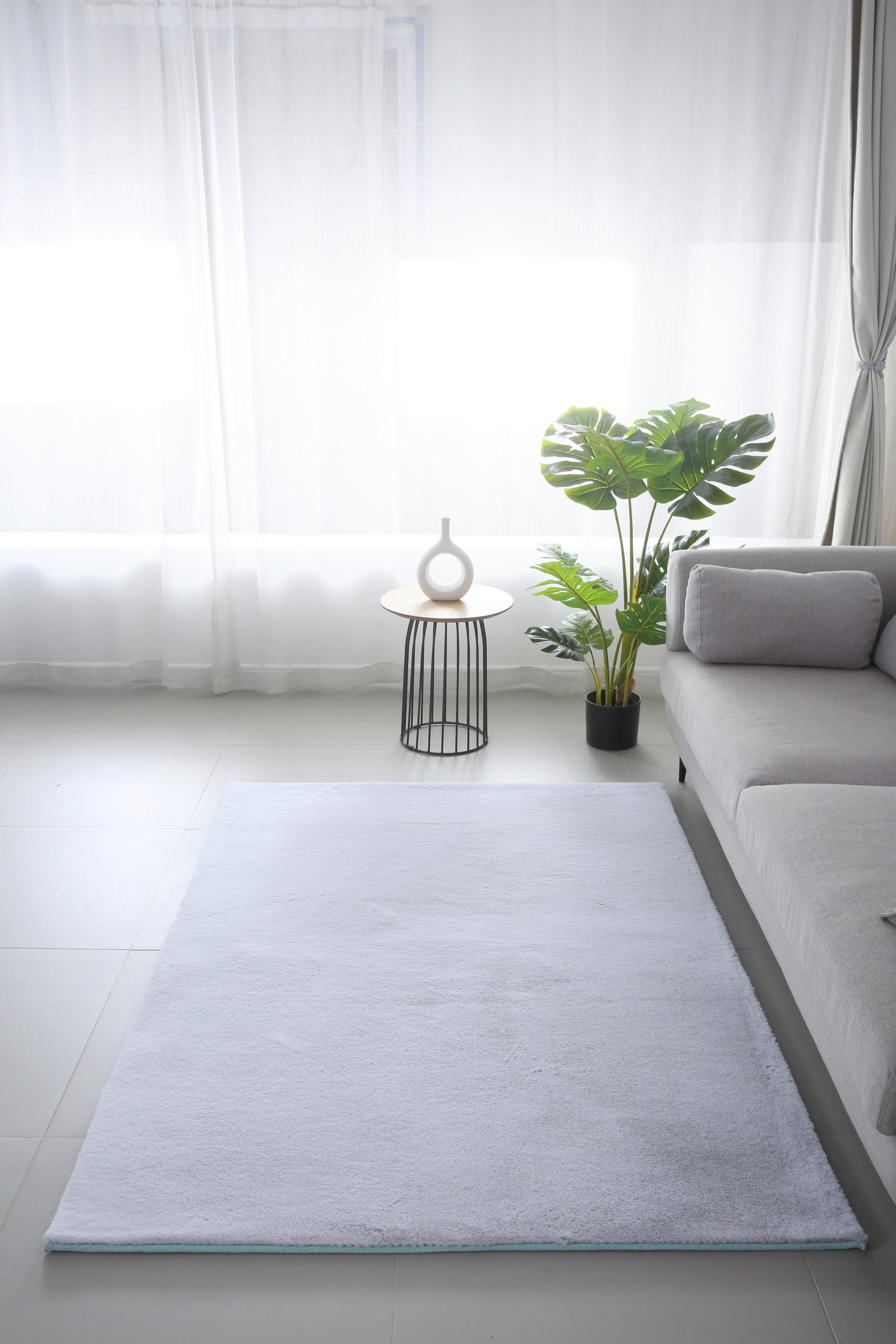 HOSSZÚ SZÁLÚ SZŐNYEG   - zöld, Basics, textil/szőrme (160/230cm)