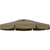 ABDECKHAUBE  - Taupe, Basics, Textil (350/8/350cm) - Gardenson