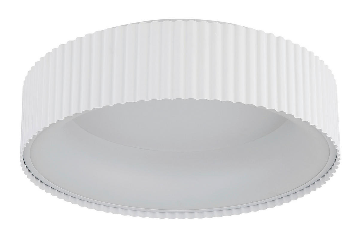 LED-DECKENLEUCHTE 46/13 cm   - Weiß, Basics, Kunststoff/Metall (46/13cm) - Globo