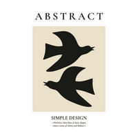 ALUMINIUMBILD Abstraktes, Text  - Creme/Schwarz, Basics, Holz/Metall (71,5/51,5/2,5cm)