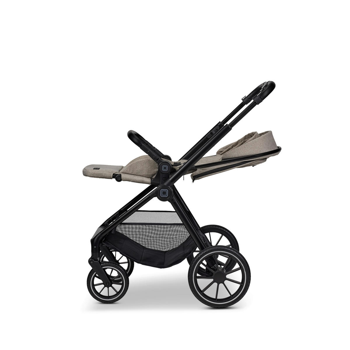 DJEČJA KOLICA  Clicc  - boje blata/crna, Basics, tekstil (84/61/114cm) - Moon