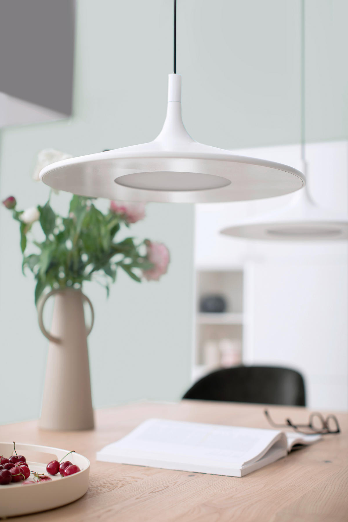 LED-HÄNGELEUCHTE 45/250 cm  - Weiß, Basics, Kunststoff (45/250cm) - Schöner Wohnen