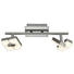 LED-STRAHLER - Nickelfarben, Design, Kunststoff/Metall (11/30cm) - Novel LED-STRAHLER - Nickelfarben, Design, Kunststoff/Metall (11/30cm) - Novel