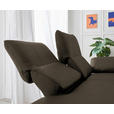 RÉCAMIERE in Echtleder Olivgrün  - Chromfarben/Olivgrün, Design, Leder/Metall (209/85-109/95-16cm) - Dieter Knoll