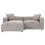 ECKSOFA  in Chenille Braun  178/231 cm  - Schwarz/Braun, MODERN, Kunststoff/Textil (178/231cm) - Carryhome