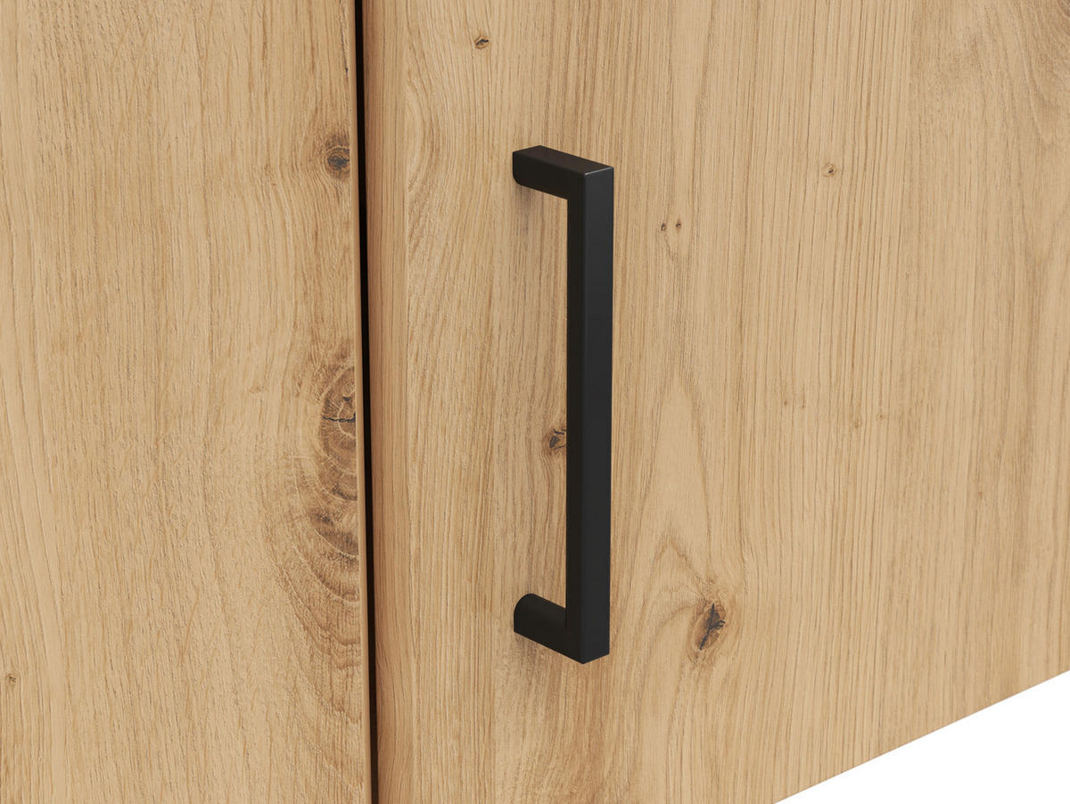 NÁSTAVEC NA SKŘÍŇ, dub artisan, 71,5/35/71,5 cm - černá/dub artisan, Moderní, kompozitní dřevo/plast (71,5/35/71,5cm) - Carryhome
