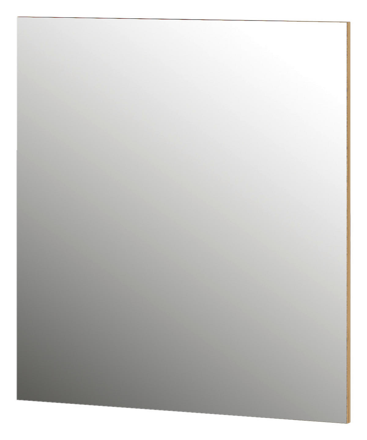 WANDSPIEGEL 74/80/3 cm    in quadratisch  - Eichefarben, KONVENTIONELL, Glas/Holzwerkstoff (74/80/3cm) - Germania