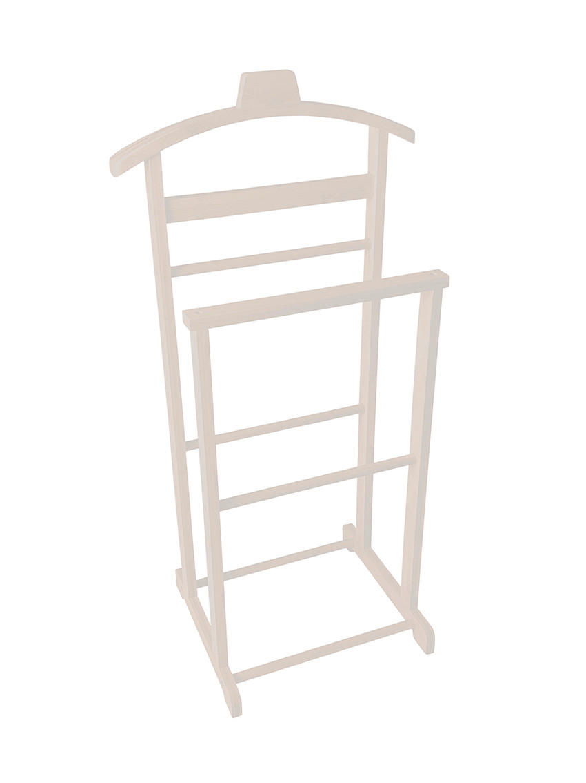 HERRENDIENER in Kaschmir 48/97/36 cm   - Kaschmir, Basics, Holz (48/97/36cm)
