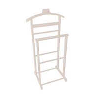 HERRENDIENER in Kaschmir 48/97/36 cm   - Kaschmir, Basics, Holz (48/97/36cm)