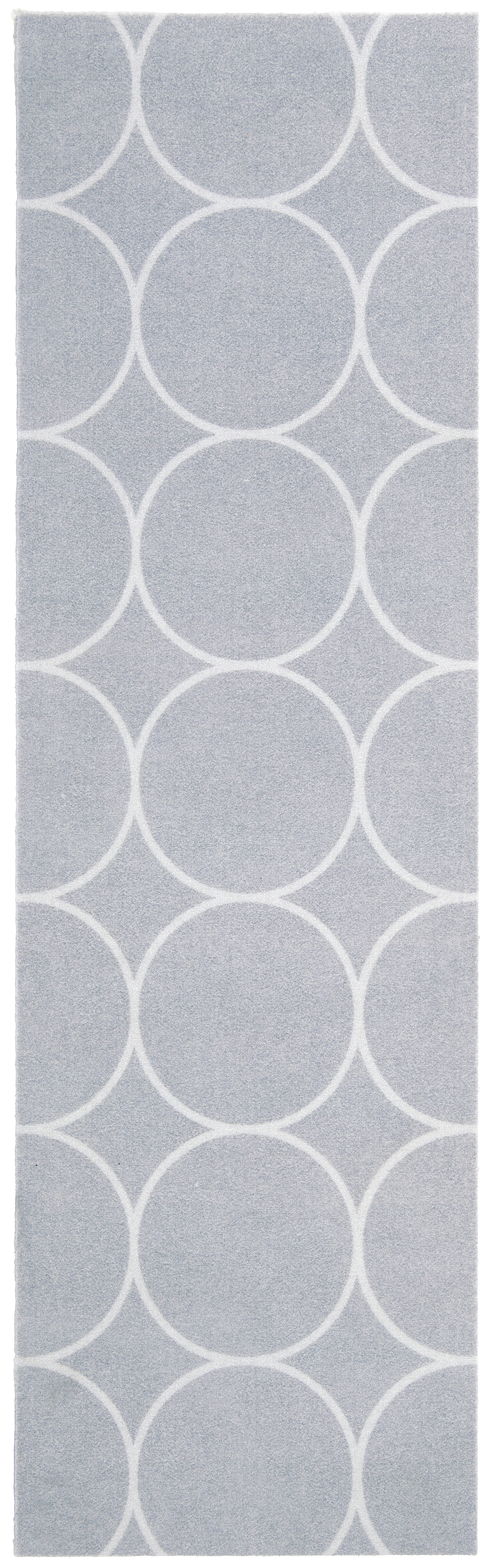 LÄUFER 60/150 cm Circle  - Grau, KONVENTIONELL, Kunststoff/Textil (60/150cm) - Esposa