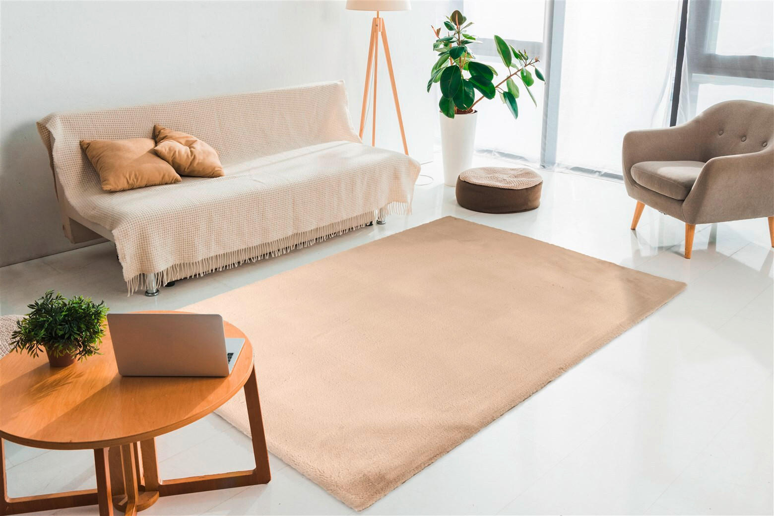HOCHFLORTEPPICH 200/290 cm Rabbit Light 525 Elfenbein Creme  - Creme, KONVENTIONELL, Textil (200/290cm)