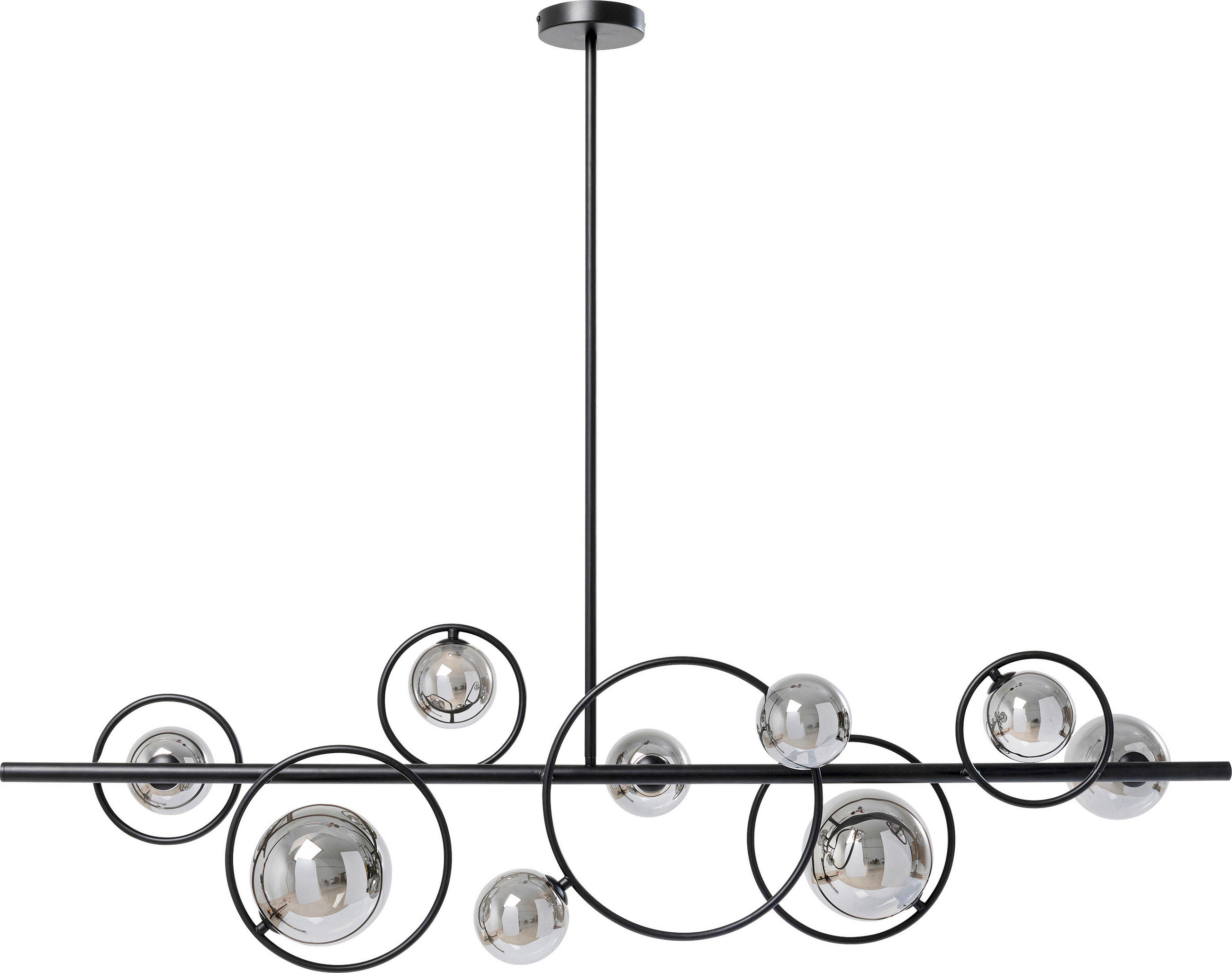 HÄNGELEUCHTE Universe 135/105/35 cm   - Design, Metall (135/105/35cm) - Kare-Design