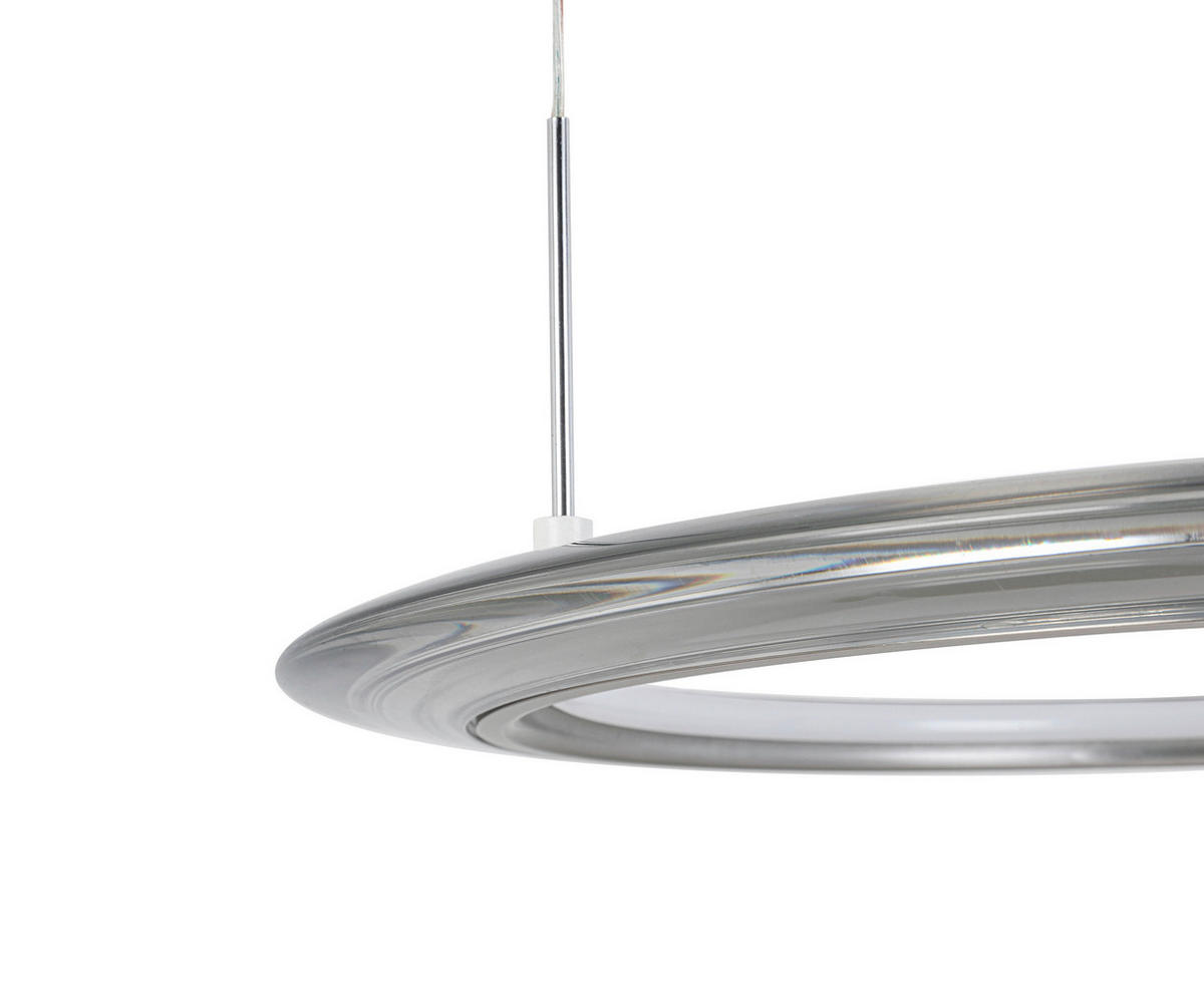 LED-HÄNGELEUCHTE Lakewood   - Chromfarben/Champagner, Design, Kunststoff/Metall (82cm) - Dieter Knoll
