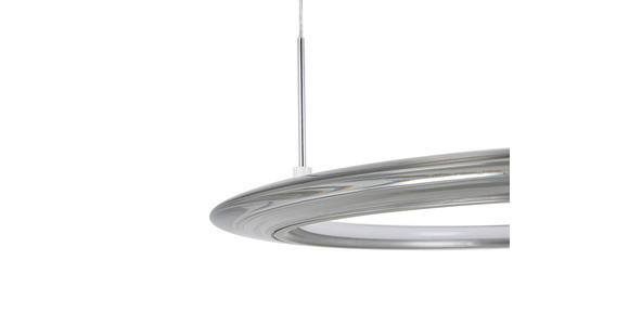 LED-HÄNGELEUCHTE 82/55/150 cm - Chromfarben/Champagner, Design, Kunststoff/Metall (82/55/150cm) - Dieter Knoll