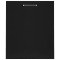 GESCHIRRSPÜLERFRONT 45/72/1,9 cm  in Schwarz  - Edelstahlfarben/Schwarz, MODERN, Holzwerkstoff/Metall (45/72/1,9cm) - Nobilia