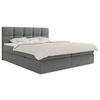 BOXBETT 160/200 cm  in Grau  - Schwarz/Grau, MODERN, Holz/Holzwerkstoff (160/200cm) - MID.YOU