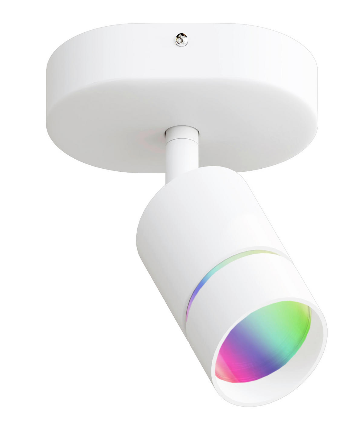 LED-STRAHLER - Weiß, Basics, Kunststoff/Metall (9/15/13cm) - Tint