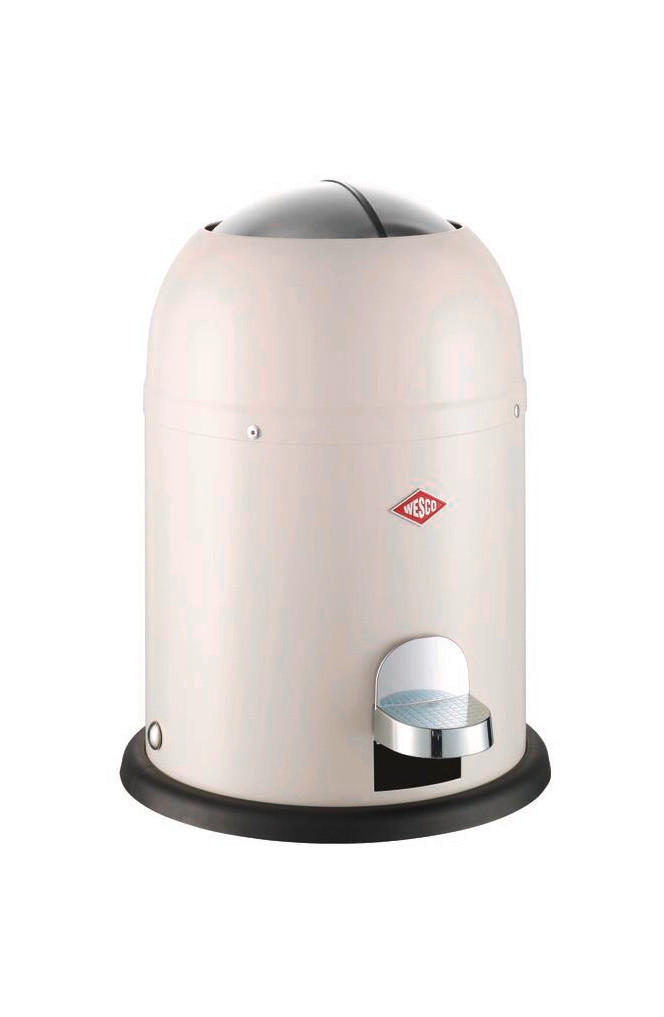 ABFALLSAMMLER MINI MASTER 6 L  - Sandfarben/Schwarz, KONVENTIONELL, Kunststoff/Metall (26,4/36cm) - Wesco