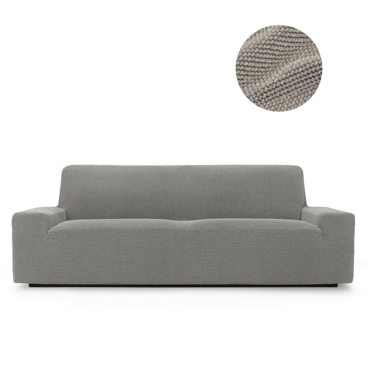 NAVLAKA ZA ČETVEROSJED  NORA  - svijetlo siva, Konvencionalno, tekstil (230-270/80-110/60-110cm) - Novel