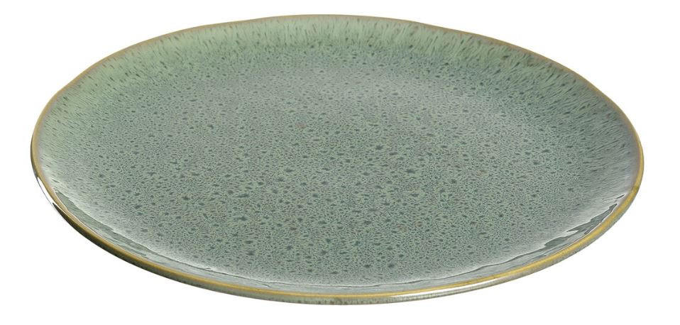MĚLKÝ TALÍŘ, keramika, 27 cm - zelená, Lifestyle, keramika (27cm) - Leonardo