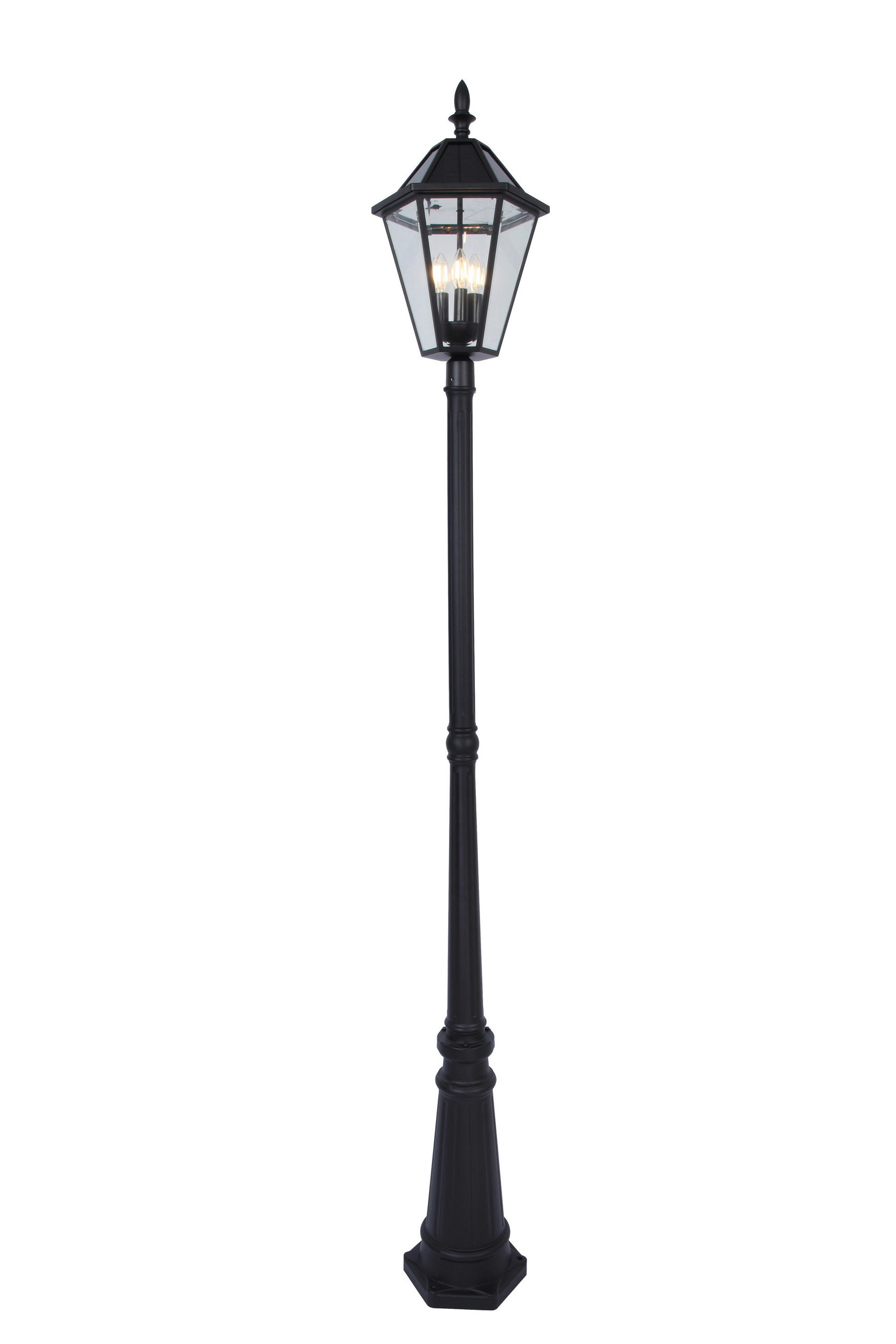WEGELEUCHTE London 31/227 cm   - Klar/Schwarz, Design, Glas/Metall (31/227cm)