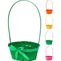 PRÚTENÁ VÁZA, prírodné materiály,  - oranžová/žltá, Basics, prírodné materiály (20/39/20cm)