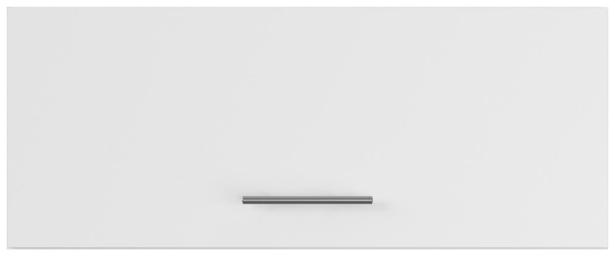 KÜCHENOBERSCHRANK 90/35,7/34,2 cm  in Weiß  - Edelstahlfarben/Weiß, Basics, Holzwerkstoff/Metall (90/35,7/34,2cm) - Impuls