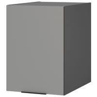 AUFSATZSCHRANK 50/70/68 cm   - Schwarz/Grau, Basics, Holzwerkstoff/Metall (50/70/68cm) - MID.YOU