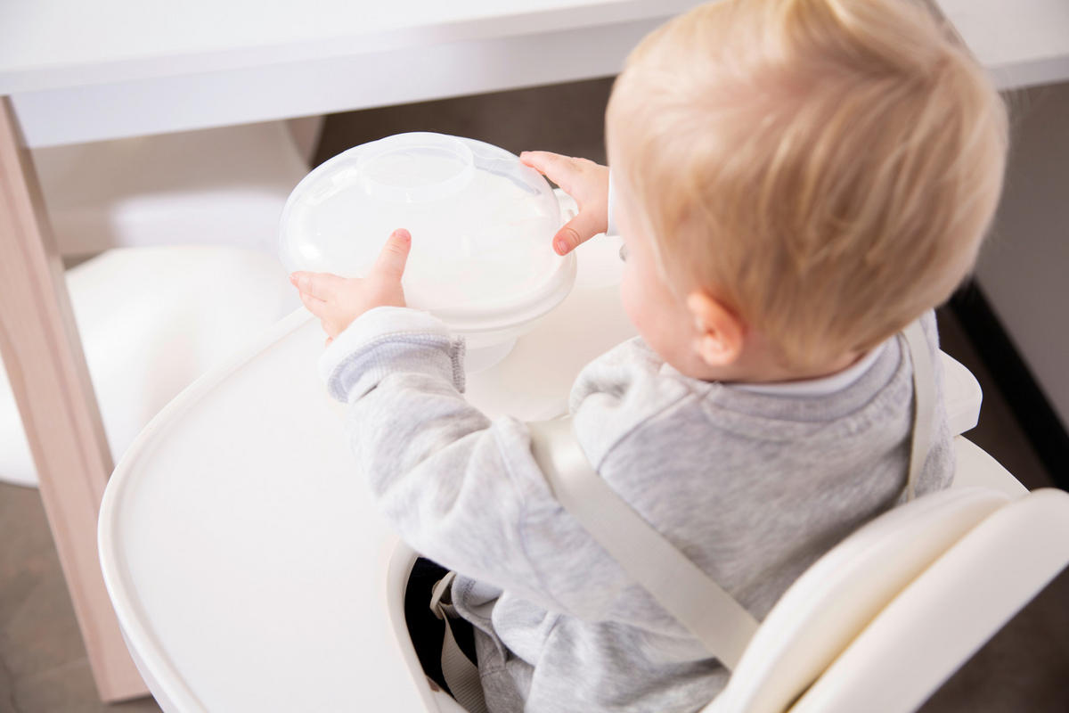 ESS- UND SPIELBRETT Evolu Tray 2022  - Weiß, Basics, Kunststoff (50/5/34cm) - Childhome