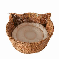 KOŠÍK prírodná farba, biela - biela/prírodná farba, Basics, kov/textil (44/50/18cm)