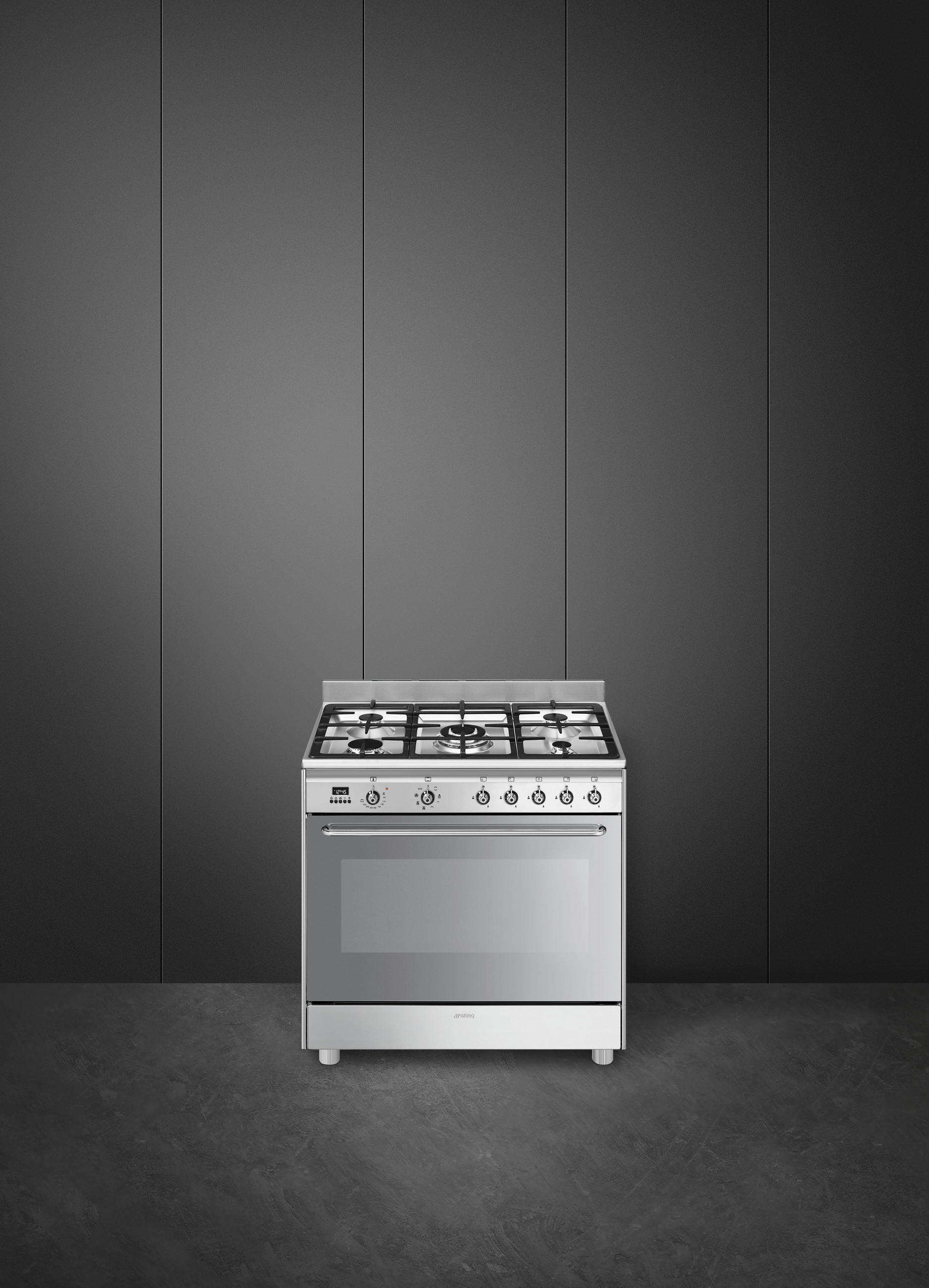 HERD SCD90MFX9-1 - Edelstahlfarben, Basics, Metall (90/90/60cm) - SMEG