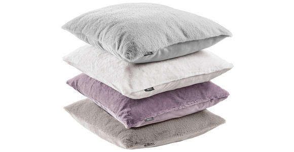 KISSENBEZUG YUKON 48/48 cm  - Silberfarben, Design, Textil (48/48cm) - Novel