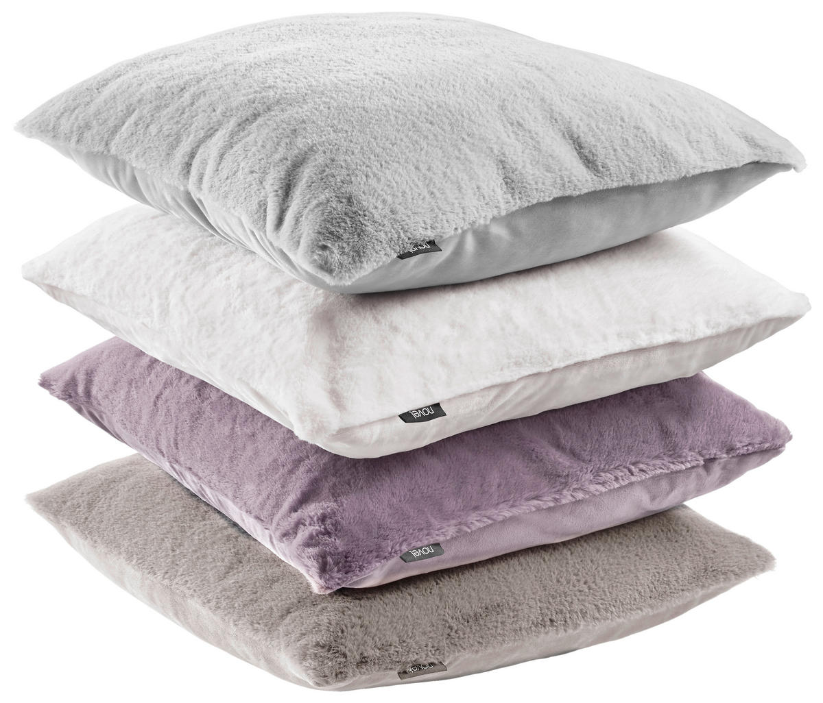 DÍSZPÁRNAHUZAT 48/48 cm  - ezüstszínű, Design, textil (48/48cm) - Novel