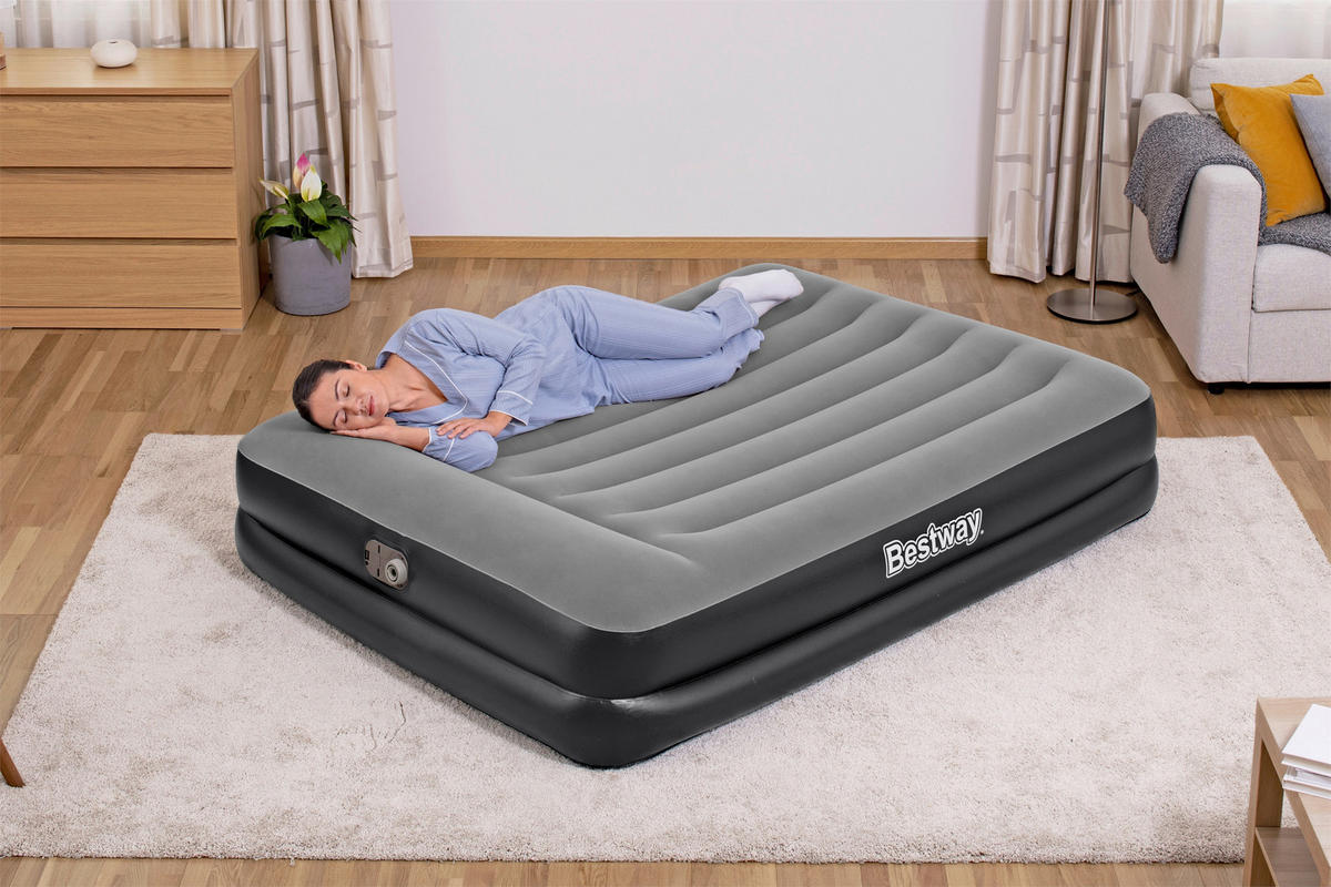 LUFTBETT TRITECH AIR 67403 Grau, Schwarz  - Schwarz/Grau, KONVENTIONELL, Kunststoff (203/152/46cm) - Bestway