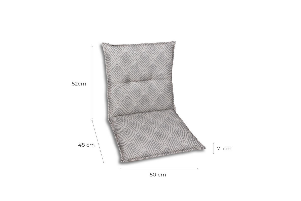 SZÉKPÁRNA bézs grafika  - bézs, Basics, textil (50/7/100cm) - Ambia Garden