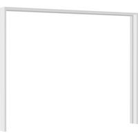 PASSEPARTOUTRAHMEN 231/215/24 cm Weiß  - Weiß, Design, Holzwerkstoff (231/215/24cm) - Ti'me