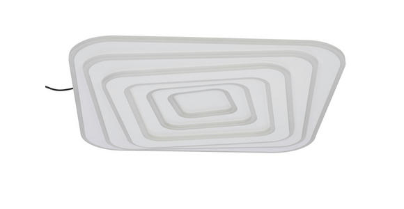 LED-DECKENLEUCHTE 53/53/5,5 cm   - Weiß, Design, Kunststoff/Metall (53/53/5,5cm) - Novel