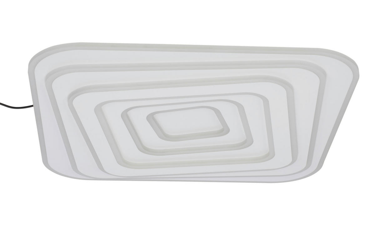 LED-TAKLAMPA 9.2 W 53/53/5,5 cm  - vit, Design, metall/plast (53/53/5,5cm) - Novel