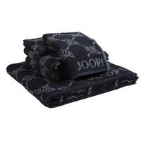 FROTTIERSET CORNFLOWER Schwarz 5-teilig  - Schwarz, Basics, Textil - Joop!